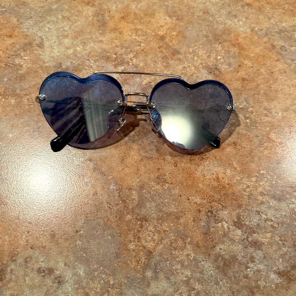 Heart Shaped Miu Miu sunglasses